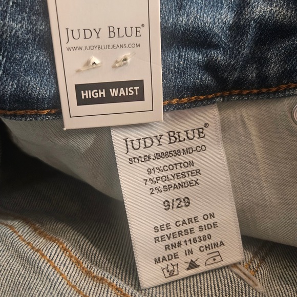 Judy Blue Tummy Control High Waist Skinny Jeans NWT 9/29 JB88538 - Picture 6 of 9